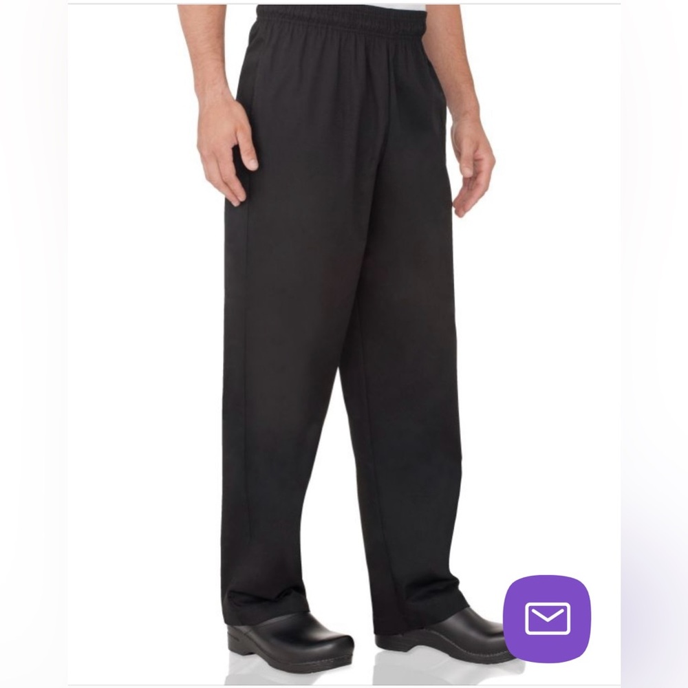 Zip-Fly Chef Pants - never worn